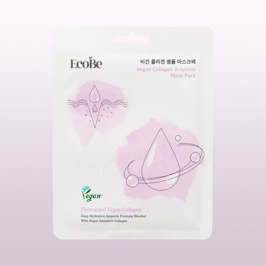 EcoBe Vegan Collagen Ampoule Mask Pack