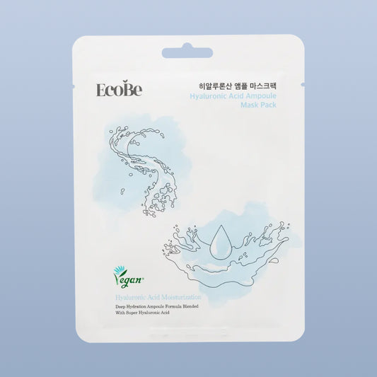 EcoBe Hyaluronic Acid Ampoule Mask Pack