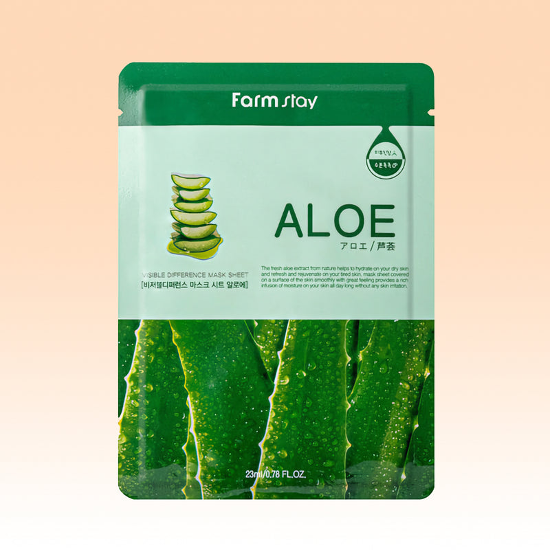 Farmstay Visible Difference Mask Sheet Aloe