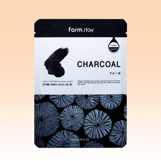 Farmstay Visible Difference Mask Sheet Charcoal