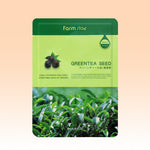 Farmstay Visible Difference Mask Sheet Greentea Seed