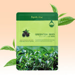 Farmstay Visible Difference Mask Sheet Greentea Seed