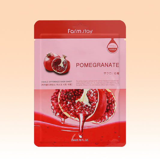 Farmstay Visible Difference Mask Sheet Pomegranate