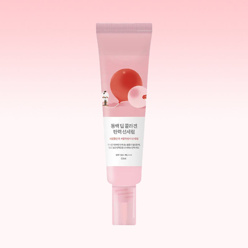 ROUND LAB Camellia Deep Collagen Firming Sun Serum SPF 50+ PA++++